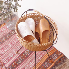 Sewing basket in rattanをアップしました