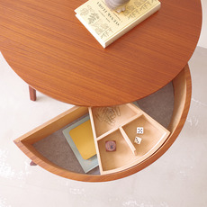 Round sewing table in teakをアップしました