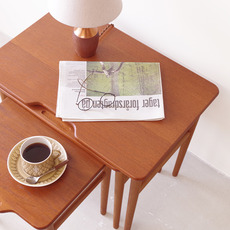 Kurt Ostervig/Nesting tables in solid teak をアップしました