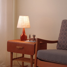 Table lamp in solid teak をアップしました