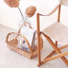 Basket with handle (Magazine rack) をアップしました