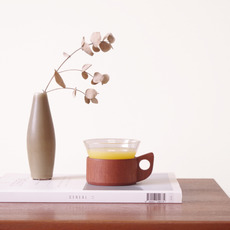 SCHOTT & GEN/Set of 2 teak cup holders をアップしました