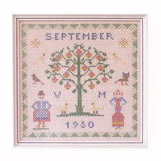 Cross stitch sampler をアップしました