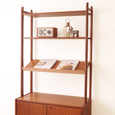 Bookshelf with cabinet in teak をアップしました
