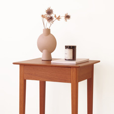 Console table with drawer in teak をアップしました