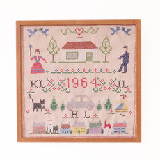 Cross stitch sampler をアップしました