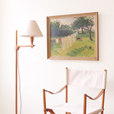 Carl Malmsten / Adjustable floor lamp Staken をアップしました