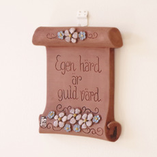 Jie Gantofta/Ceramic wall plque をアップしました