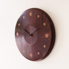 Wall clock in solid rosewood をアップしました