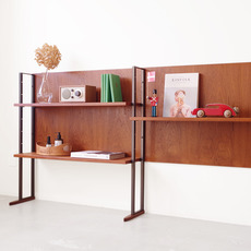 Display shelf in teak and steel をアップしました