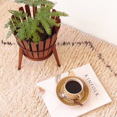 Flowerpot cover in teak をアップしました