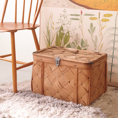 Spankorg / Basket with lid and handle をアップしました