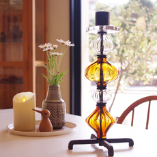 Erik Hoglund / Candle stand (tall/amber)をアップしました