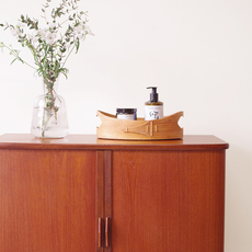 Cabinet with tambour doors in teakをアップしました
