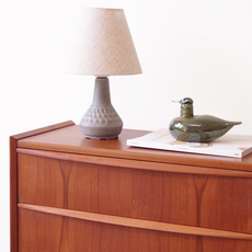 Chest of 2drawers in teak をアップしました