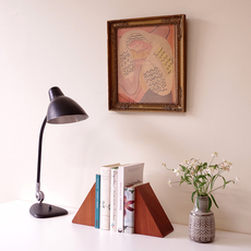 BROSTROM / Pair of bookends in solid teak をアップしました