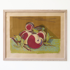 Axel Salto/Framed lithograph still life with Peach をアップしました