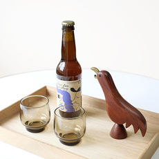 Bird Bottle Opener and corkscrew in solid teak をアップしました