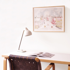 Curt Sjoberg/Framed lithograph of winter landscape をアップしました