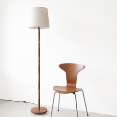 Floor lamp in teak and brass をアップしました