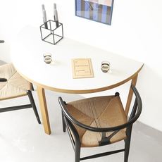 Alvar Aalto /artek Table 95 (half-round / white) をアップしました