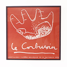 Le Corbusier / Exhibition poster "The Open Hand"