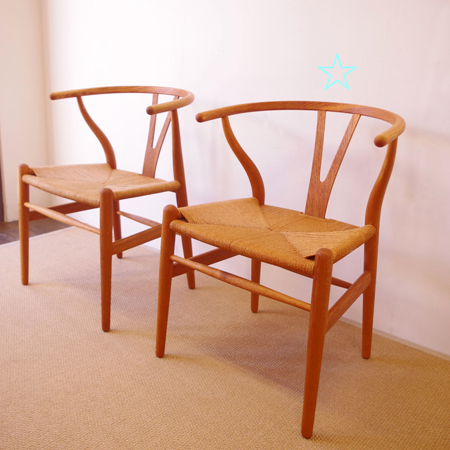 こまものと北欧家具の店 Salut / Hans.J.Wegner / Wish bone chair CH24